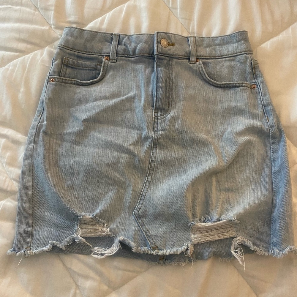 Wild Fable Light Blue Denim Skirt